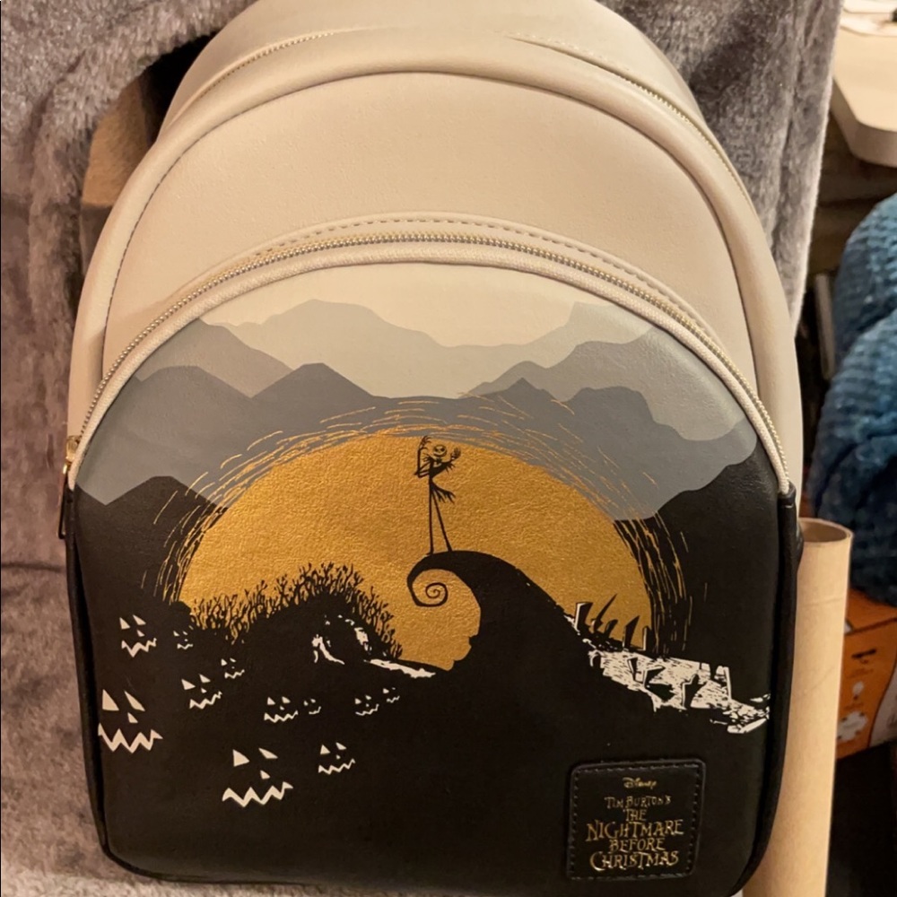 Disney Nighmare Before Christmas Hot Topic Loungefly Inspired mini Backpack